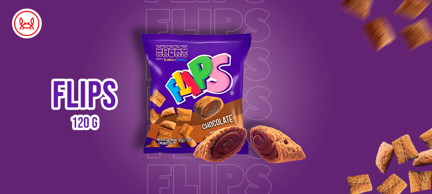 FLIPS DE CHOCOLATE 120GR